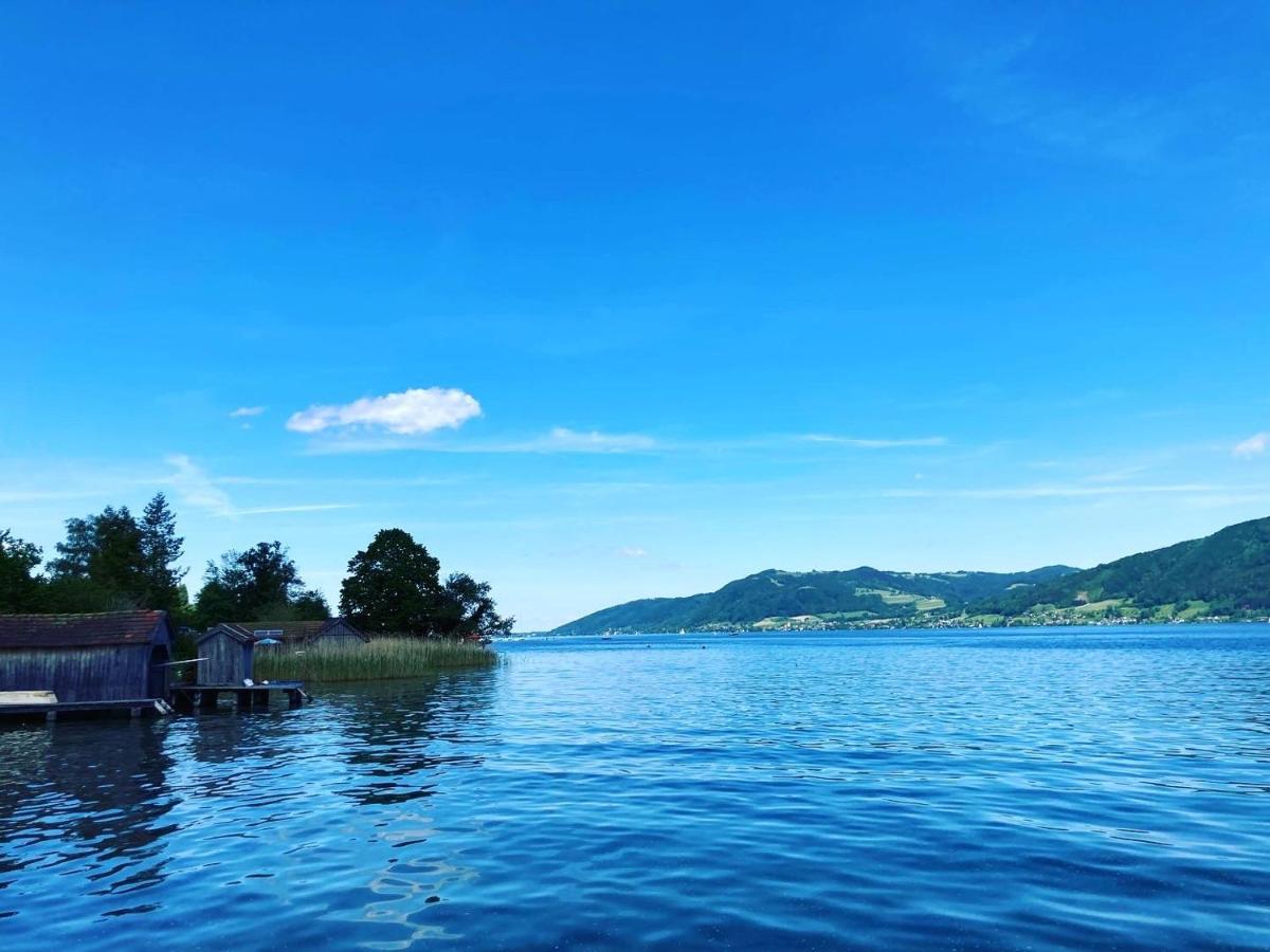 Seepension Neubacher Kg Nussdorf am Attersee Eksteriør billede